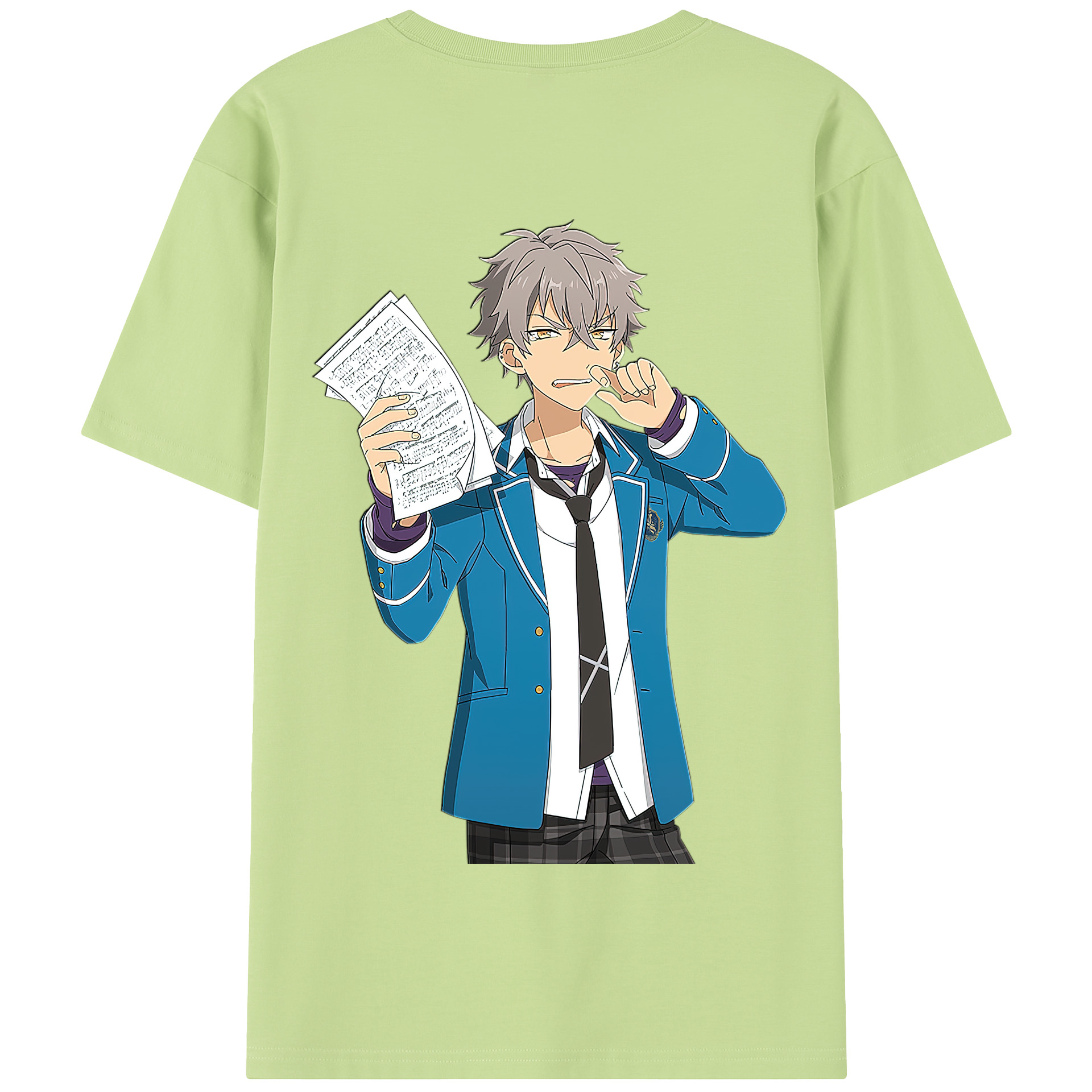 （画像用） あんさんぶるスターズ! Ensemble Stars 綿100％半袖Tシャツ（背面プリント）